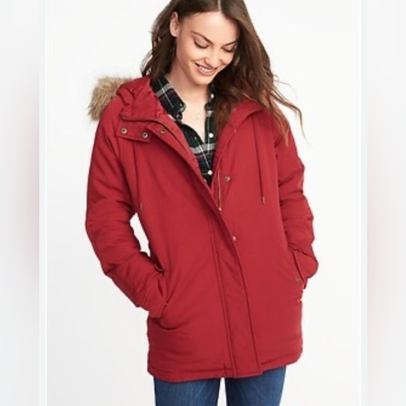 Women's old navy Hooded Frost-Free Utility Parka for Women - Picture 1 of 5